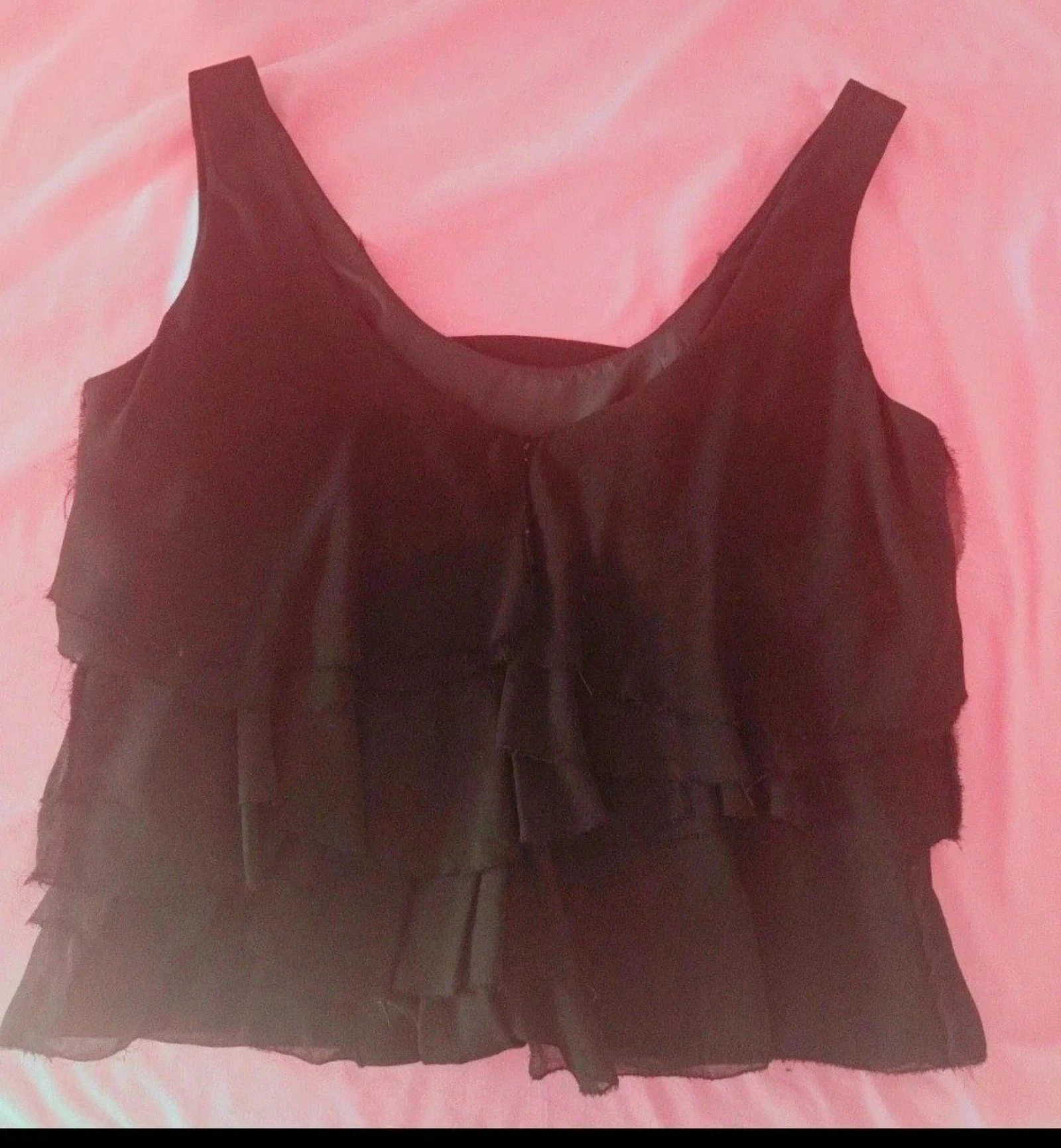 🖤 LITTLE BLACK DRESS DE VOLANTES - ZARA (TALLA L) 🖤 – photo 6